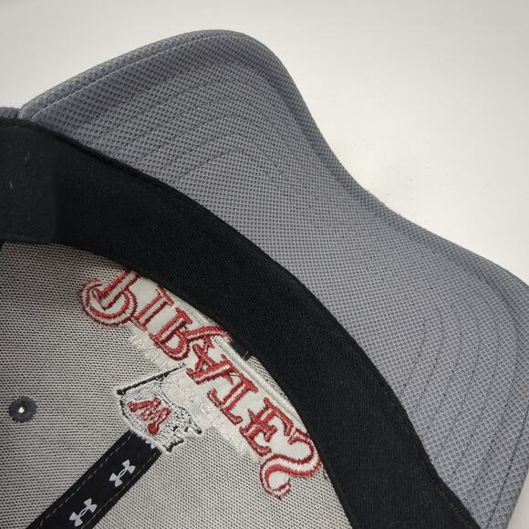 Whitworth Pirates Fitted Baseball Cap Gray XL Embroidered 6 Panel Under Armour - Picture 9 of 10